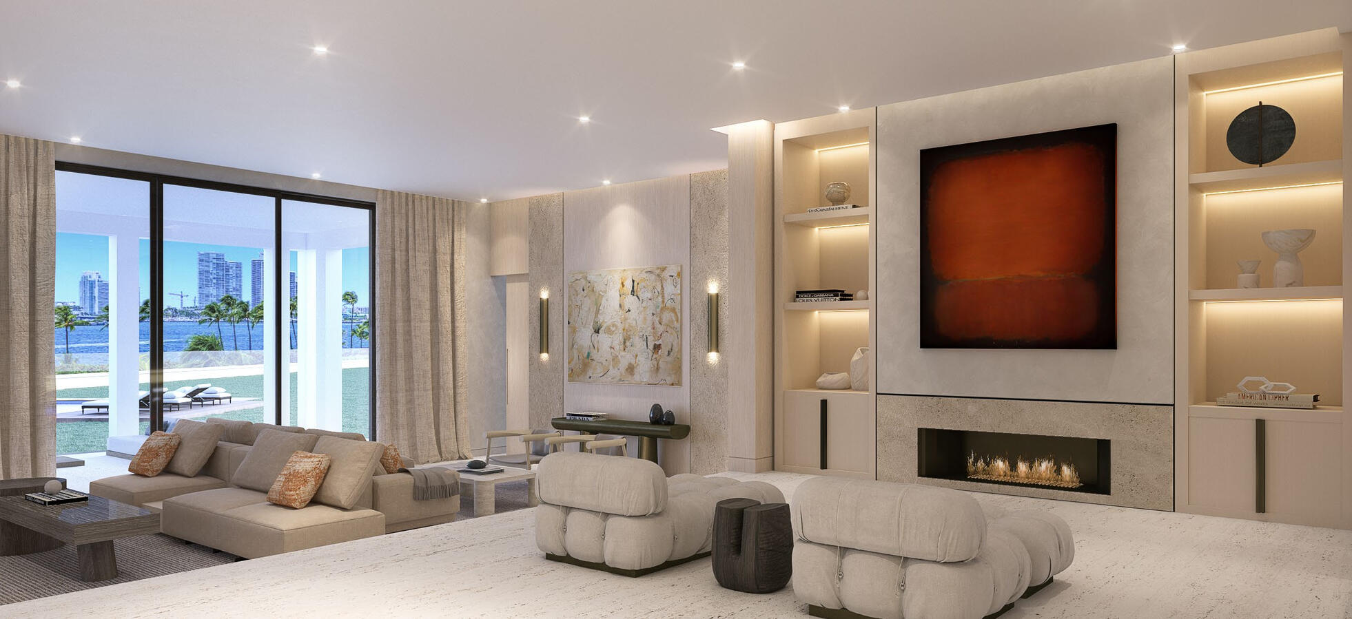 Mansion No. 5 Living room